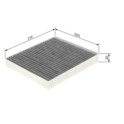 Filter vnútorného priestoru 1 987 435 592 /BOSCH/ - obr. 4