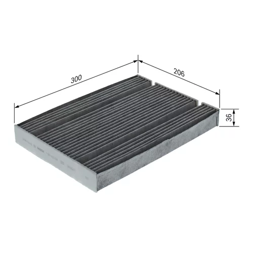 Filter vnútorného priestoru 1 987 435 628 /BOSCH/ - obr. 4