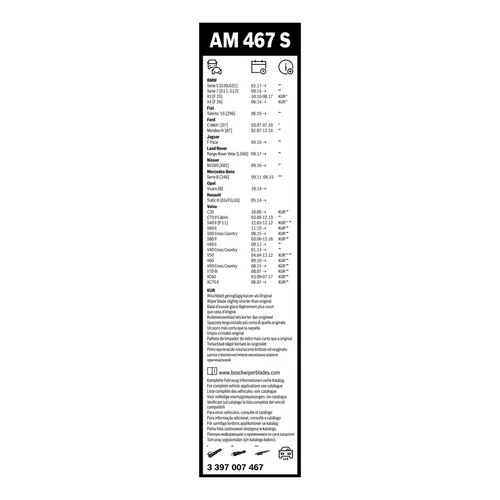 Stieracia lišta 3 397 007 467 /BOSCH/ - obr. 3