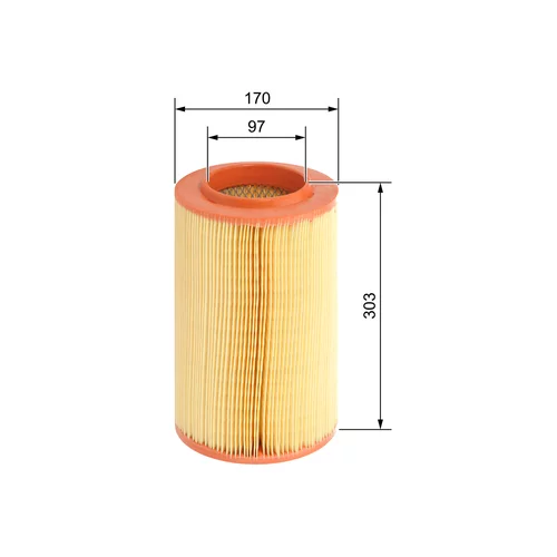 Vzduchový filter F 026 400 059 /BOSCH/ - obr. 4