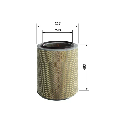 Vzduchový filter BOSCH F 026 400 078