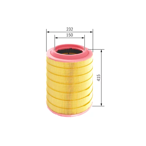 Vzduchový filter F 026 400 211 /BOSCH/ - obr. 4