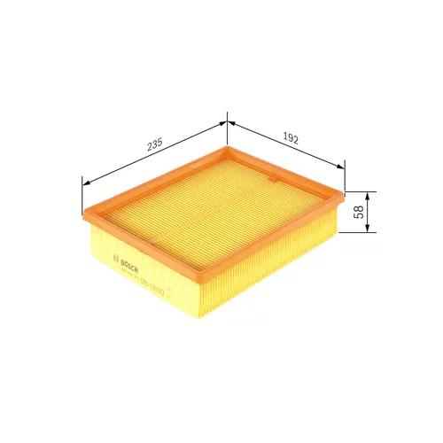 Vzduchový filter F 026 400 212 /BOSCH/ - obr. 4