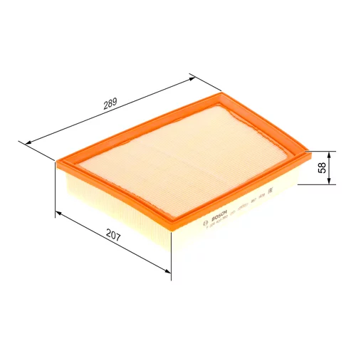 Vzduchový filter F 026 400 360 /BOSCH/ - obr. 4