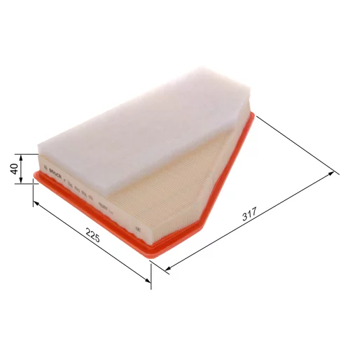 Vzduchový filter F 026 400 656 /BOSCH/ - obr. 4