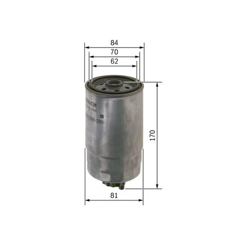 Palivový filter F 026 402 048 /BOSCH/ - obr. 4