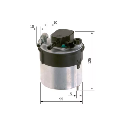 Palivový filter F 026 402 204 /BOSCH/ - obr. 4