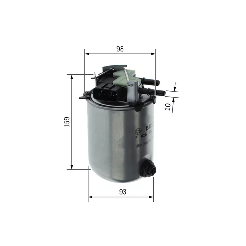 Palivový filter F 026 402 288 /BOSCH/ - obr. 4
