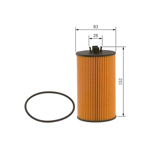 Olejový filter F 026 407 040 /BOSCH/ - obr. 4