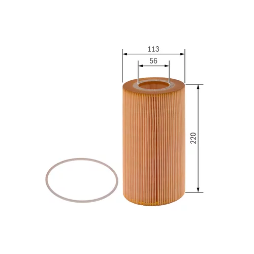 Olejový filter F 026 407 045 /BOSCH/ - obr. 4
