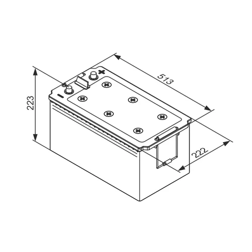 Štartovacia batéria 0 092 TE0 777 /BOSCH/ - obr. 4