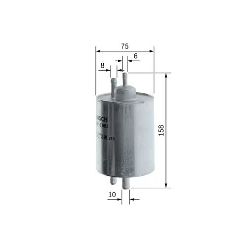 Palivový filter 0 450 915 003 /BOSCH/ - obr. 4