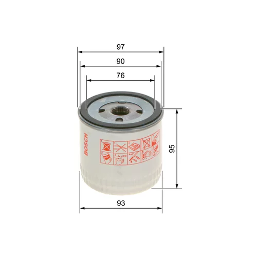 Olejový filter 0 451 103 252 /BOSCH/ - obr. 4