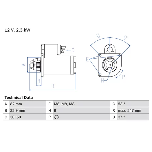 Štartér 0 986 018 960 /BOSCH/ - obr. 4