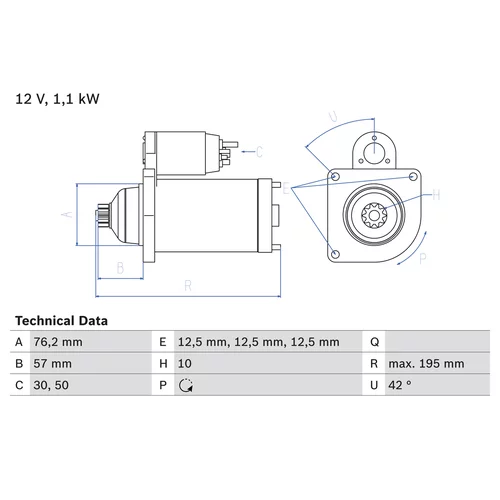 Štartér 0 986 020 330 /BOSCH/ - obr. 4