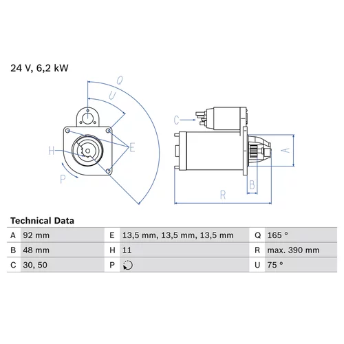 Štartér 0 986 020 880 /BOSCH/ - obr. 3