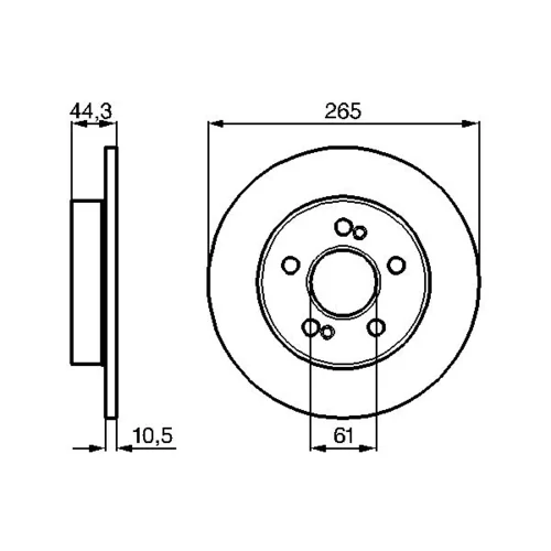 Brzdový kotúč 0 986 478 758 /BOSCH/ - obr. 4