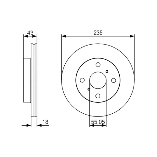 Brzdový kotúč 0 986 479 S46 /BOSCH/ - obr. 4