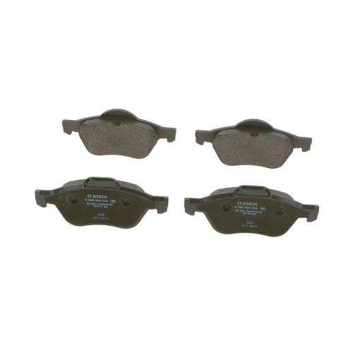 Sada brzdových platničiek kotúčovej brzdy 0 986 494 034 /BOSCH/ - obr. 2
