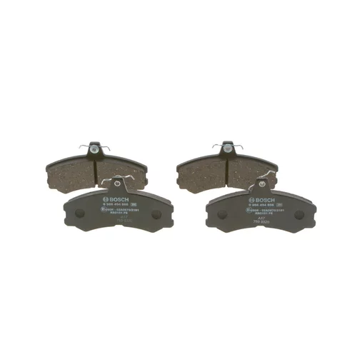 Sada brzdových platničiek kotúčovej brzdy 0 986 494 866 /BOSCH/ - obr. 2