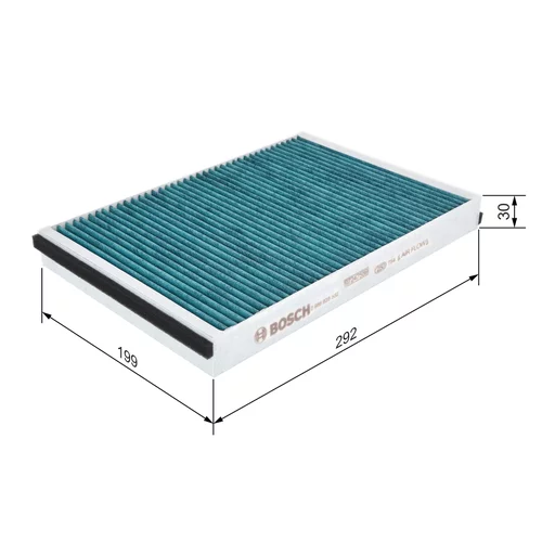 Filter vnútorného priestoru 0 986 628 532 /BOSCH/ - obr. 4