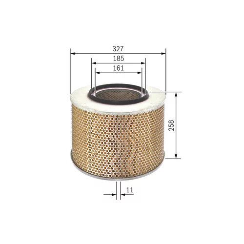 Vzduchový filter 1 457 429 779 /BOSCH/ - obr. 4