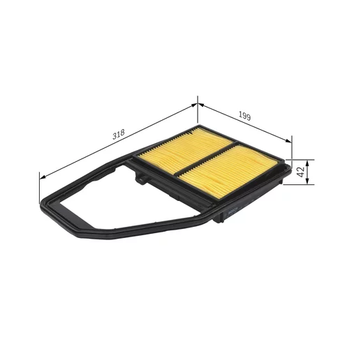 Vzduchový filter 1 457 433 322 /BOSCH/ - obr. 4