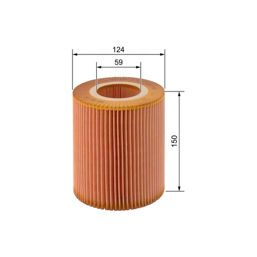 Vzduchový filter 1 457 433 715 /BOSCH/ - obr. 4