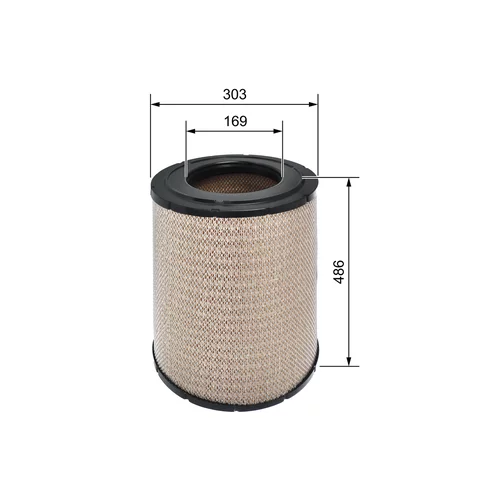 Vzduchový filter 1 457 433 900 /BOSCH/ - obr. 4