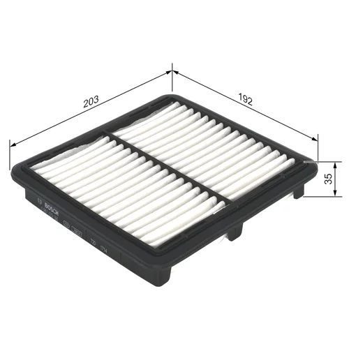 Vzduchový filter 1 987 429 166 /BOSCH/ - obr. 4