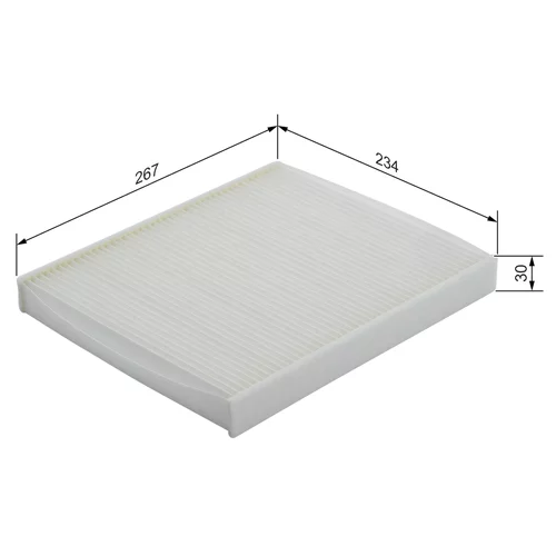 Filter vnútorného priestoru 1 987 432 038 /BOSCH/ - obr. 4