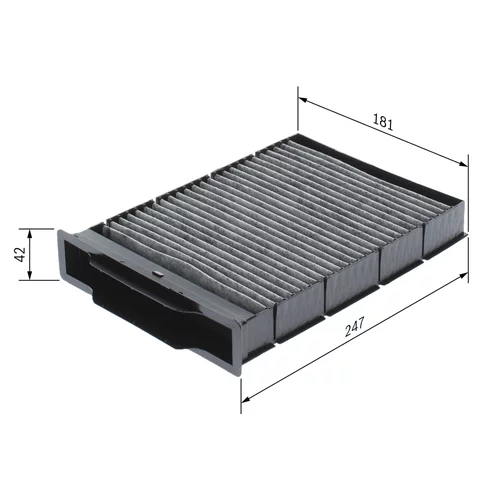 Filter vnútorného priestoru 1 987 432 393 /BOSCH/ - obr. 4
