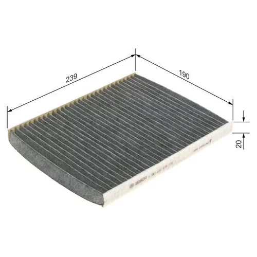 Filter vnútorného priestoru 1 987 432 415 /BOSCH/ - obr. 4