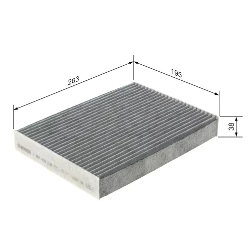 Filter vnútorného priestoru 1 987 432 538 /BOSCH/ - obr. 4