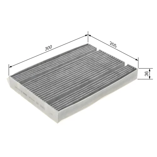 Filter vnútorného priestoru 1 987 435 547 /BOSCH/ - obr. 4