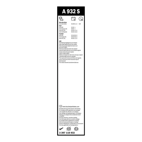 Stieracia lišta 3 397 118 932 /BOSCH/ - obr. 3