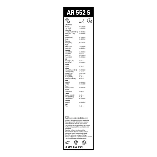 Stieracia lišta 3 397 118 984 /BOSCH/ - obr. 3