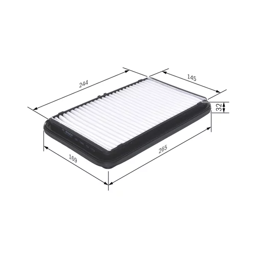 Vzduchový filter F 026 400 001 /BOSCH/ - obr. 4