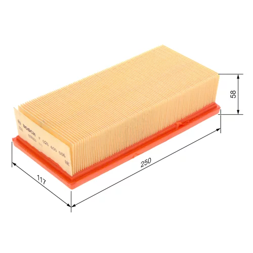 Vzduchový filter F 026 400 006 /BOSCH/ - obr. 4