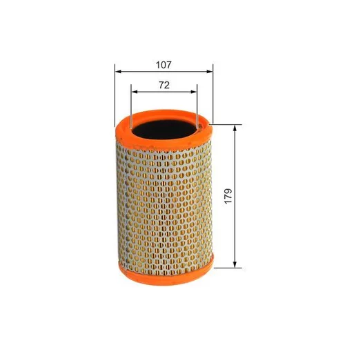 Vzduchový filter F 026 400 011 /BOSCH/ - obr. 4