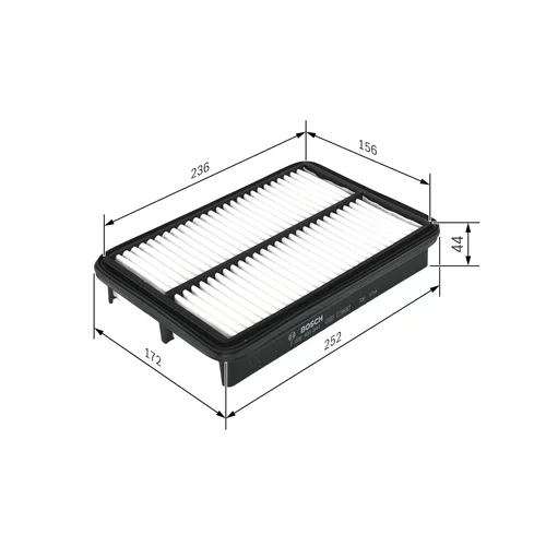 Vzduchový filter F 026 400 044 /BOSCH/ - obr. 4