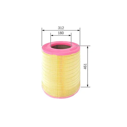 Vzduchový filter F 026 400 145 /BOSCH/ - obr. 4