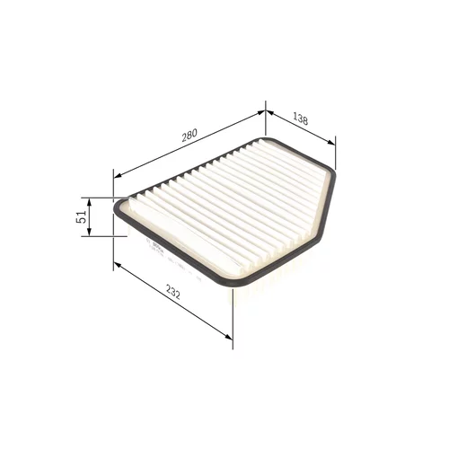 Vzduchový filter F 026 400 162 /BOSCH/ - obr. 4