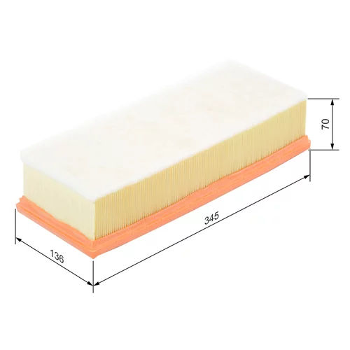 Vzduchový filter F 026 400 172 /BOSCH/ - obr. 4