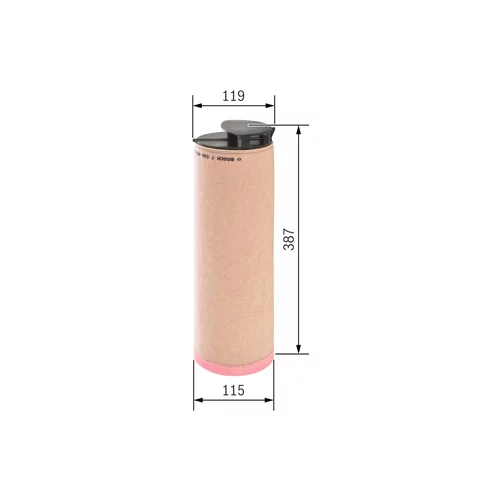 Filter sekundárneho vzduchu F 026 400 239 /BOSCH/ - obr. 4