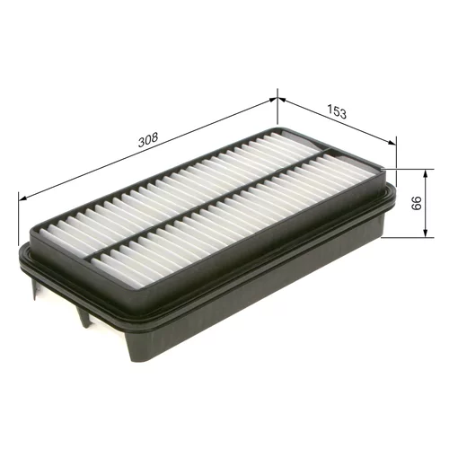 Vzduchový filter F 026 400 315 /BOSCH/ - obr. 4