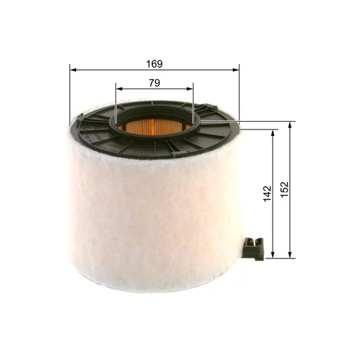 Vzduchový filter F 026 400 422 /BOSCH/ - obr. 4