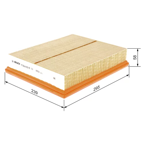 Vzduchový filter F 026 400 519 /BOSCH/ - obr. 4