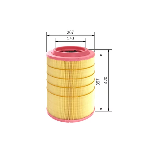 Vzduchový filter F 026 400 533 /BOSCH/ - obr. 4
