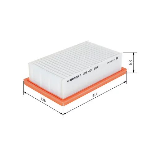 Vzduchový filter F 026 400 595 /BOSCH/ - obr. 4